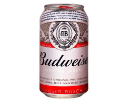 CERVEJA BUDUEISER LATA 350 ML